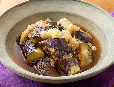 揚げなすのおろし煮