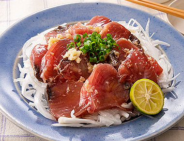 かつおのごまオイルづけ