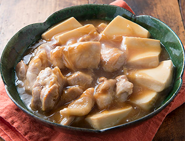鶏肉と豆腐のトロミ煮