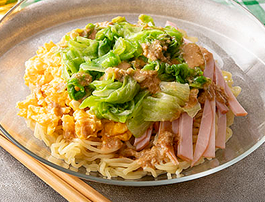 レタスのごまダレ冷やし中華
